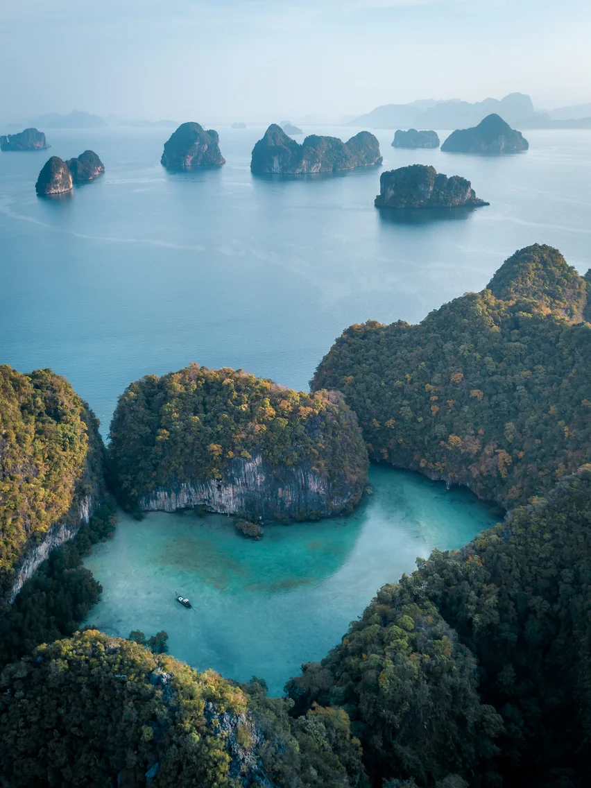 Limestone karsts of Phang Nga Bay, Thailand