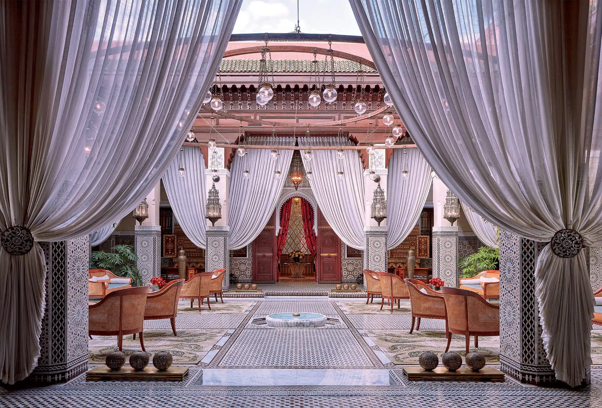 Courtyard at Royal Mansour, Marrakech